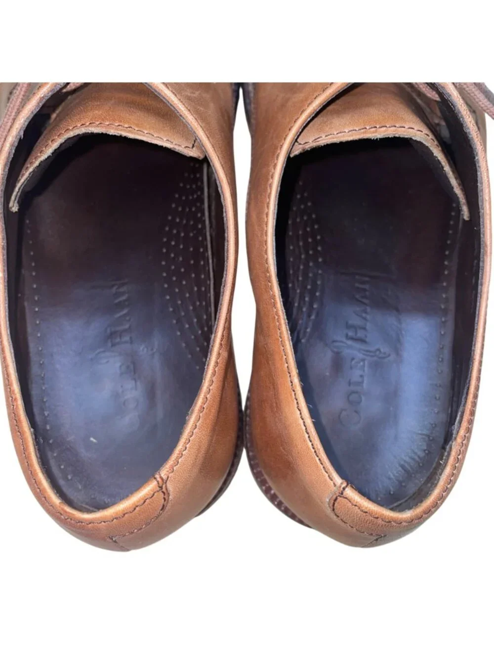 Cole Haan Men’s Brown Leather Plain Toe Williams Oxford Dress Shoes Size 8.5M